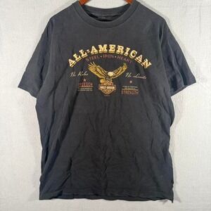 Vintage 1995 Harley Davidson Motorcycle Single Stitch Biker T Shirt Grunge XL
